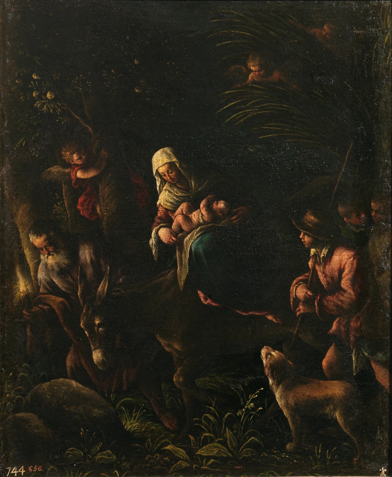 Fuite en Egypte - Francesco Bassano le Jeune