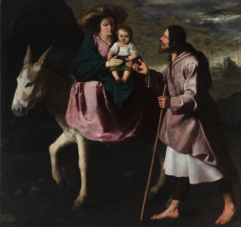 Fuga in Egitto - Francisco de Zurbarán