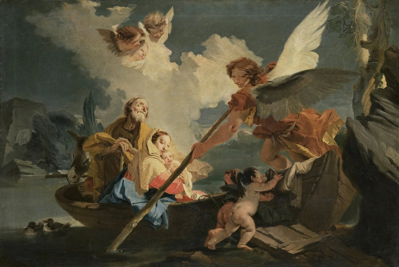 Fuga in Egitto - Giovanni Battista Tiepolo