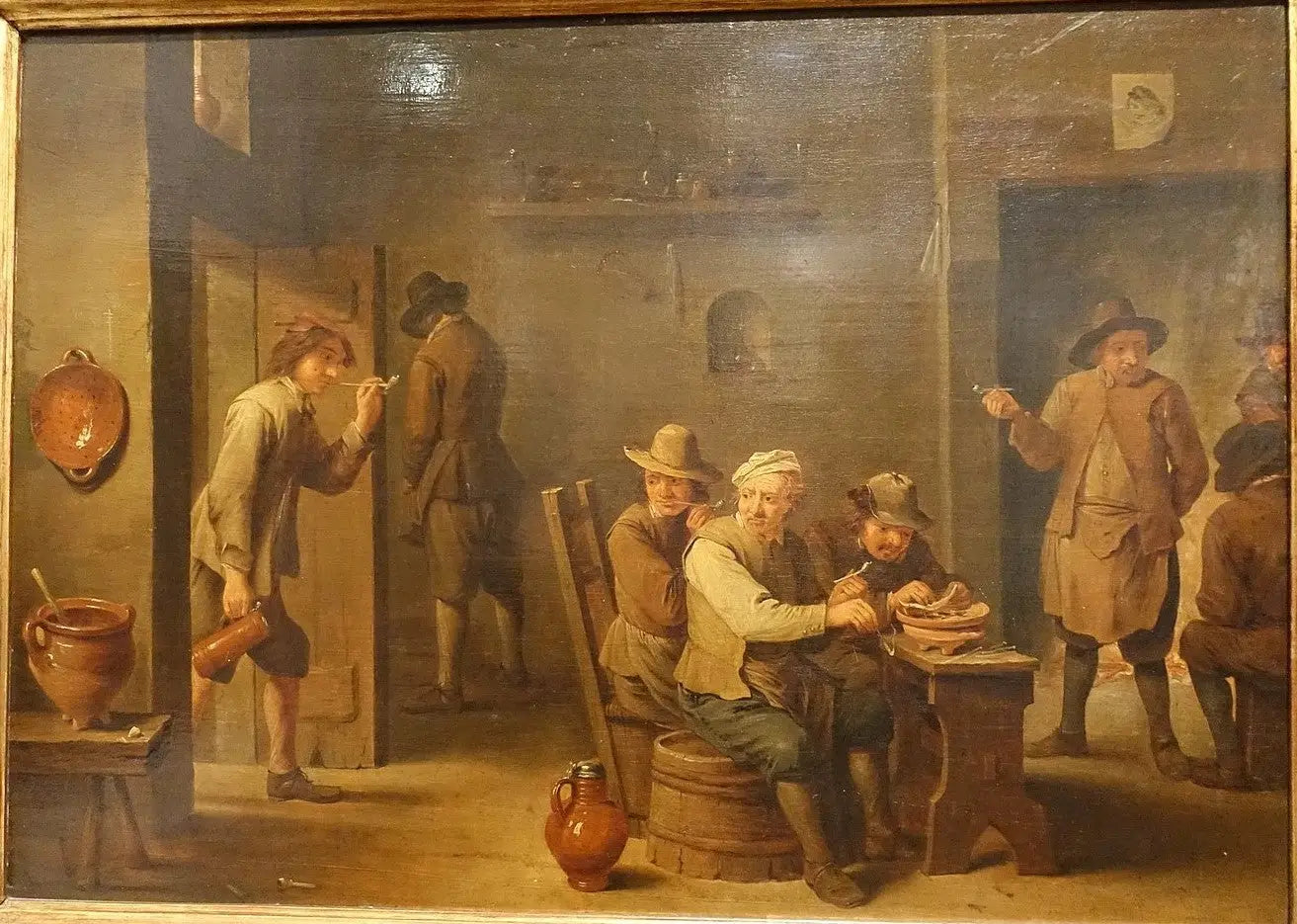 Fumadores - David Teniers le Jeune image 1 copie de tableau peinte à la main