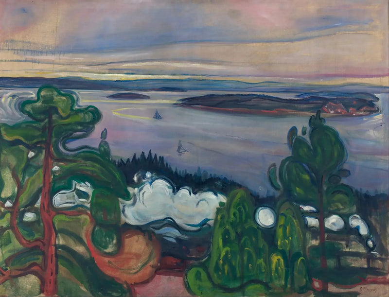 Fumo di treno - Edvard Munch