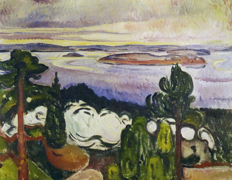 Fumo di treno - Edvard Munch