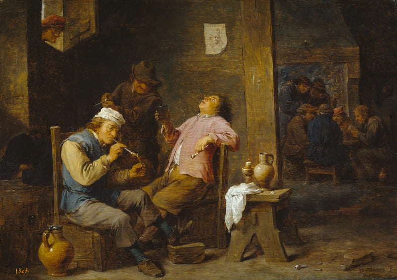 Fumatori e bevitori - David Teniers il Giovane
