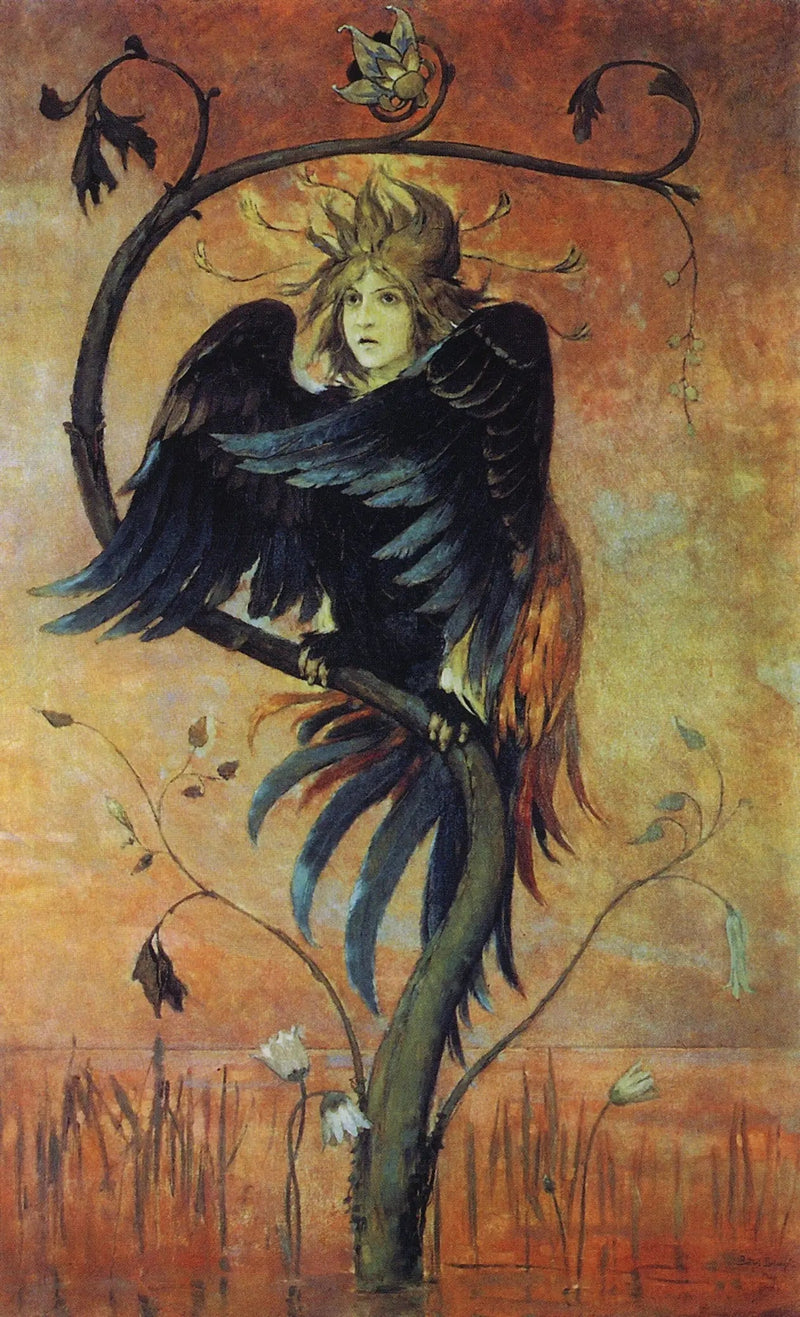 Gamaun, l'uccello profetico - Viktor Vasnetsov