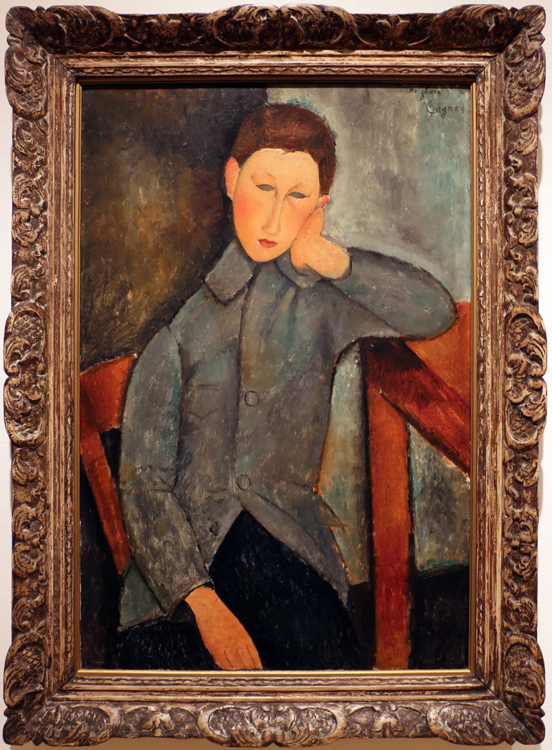 Ragazzo con giacca blu - Amedeo Modigliani