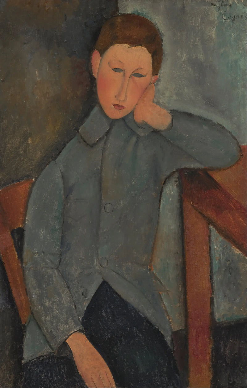 Ragazzo con giacca blu - Amedeo Modigliani