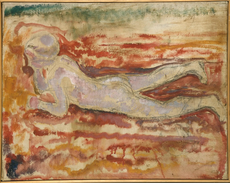 Ragazzo sdraiato sulla pancia - Edvard Munch