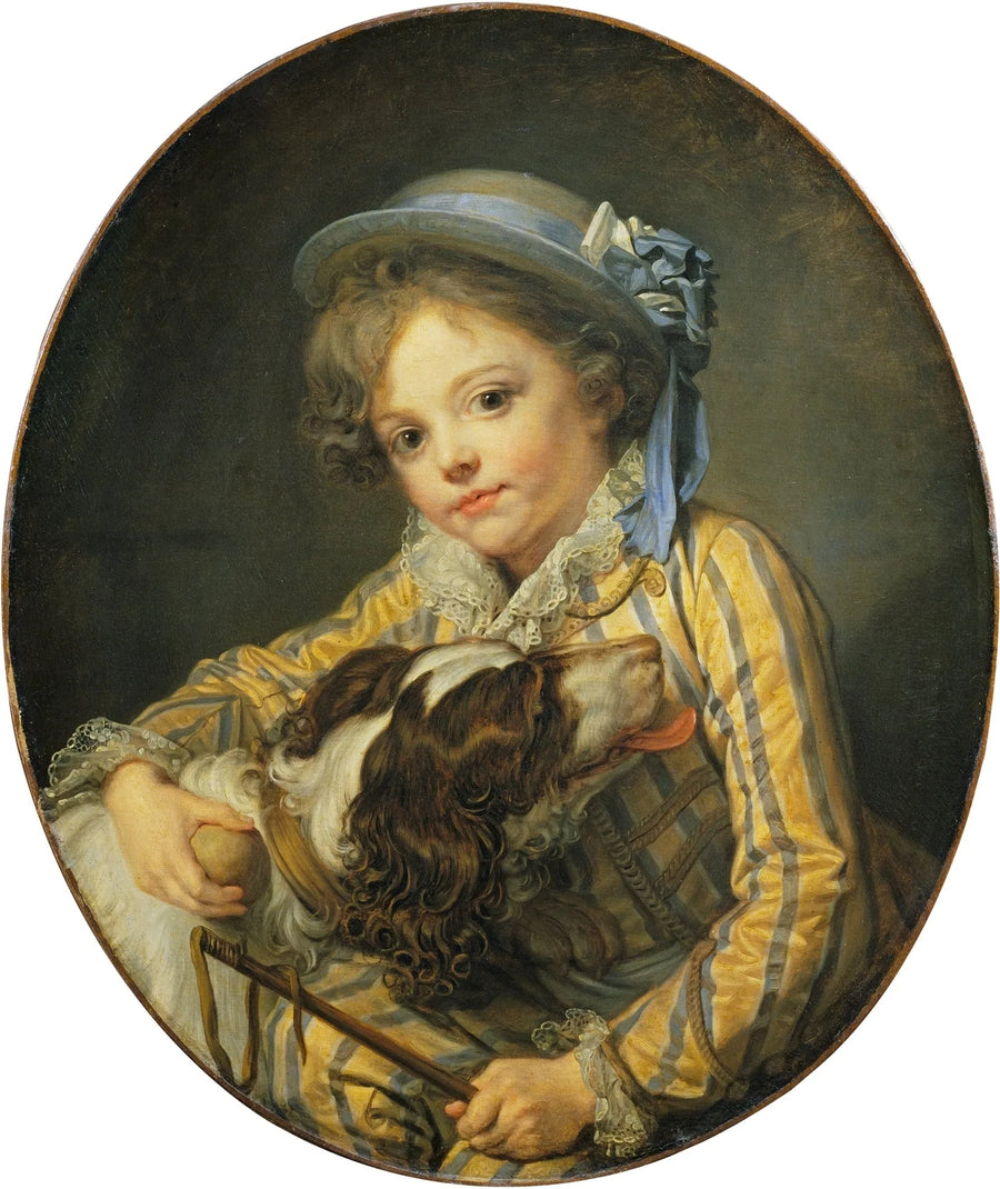 Ragazzo con un cane - Jean-Baptiste Greuze