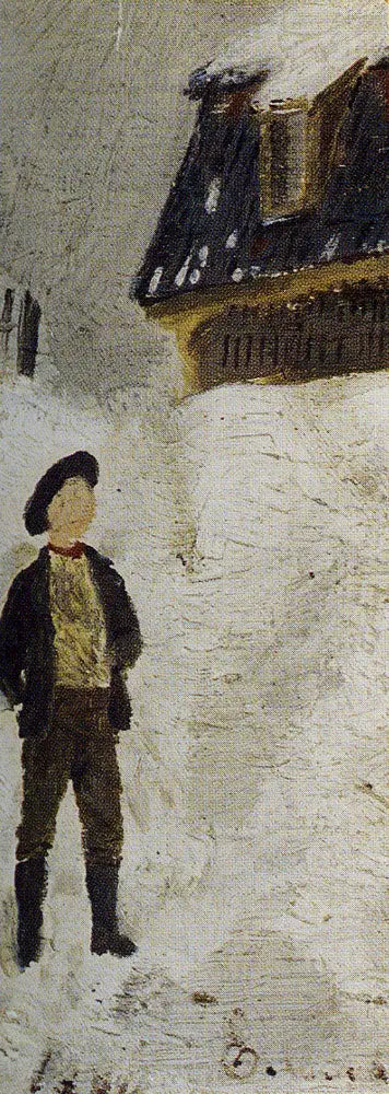 Garçon dans la neige - Edvard Munch image 1 reproduction d’œuvre d’art à l’huile