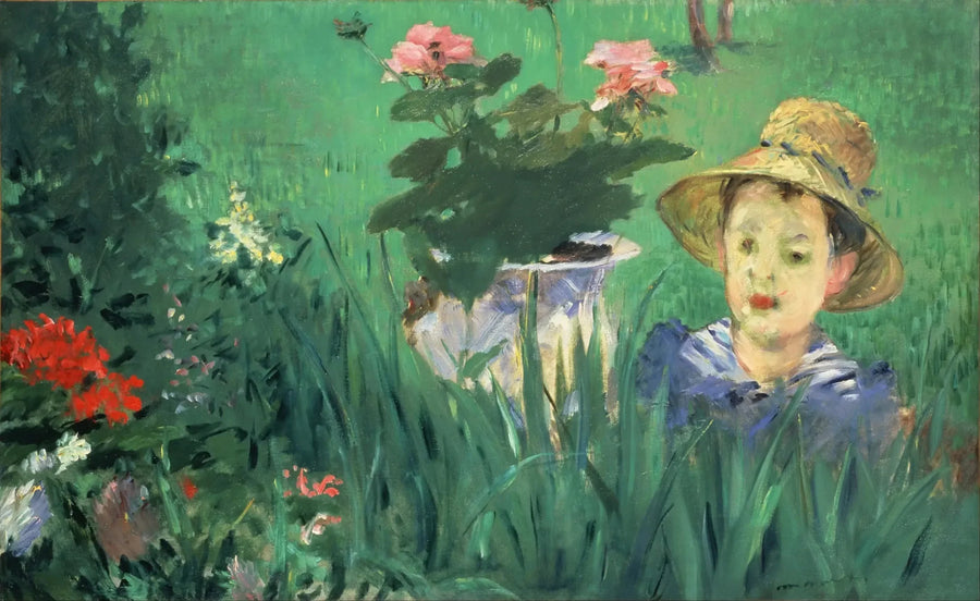 Ragazzo nei fiori (Jacques Hoschedé) - Édouard Manet