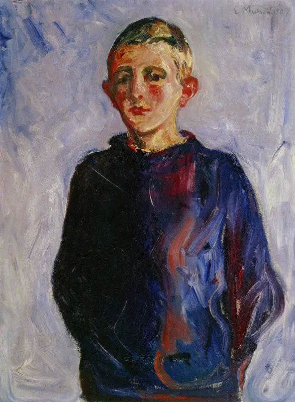 Ragazzo di Warnemünde - Edvard Munch