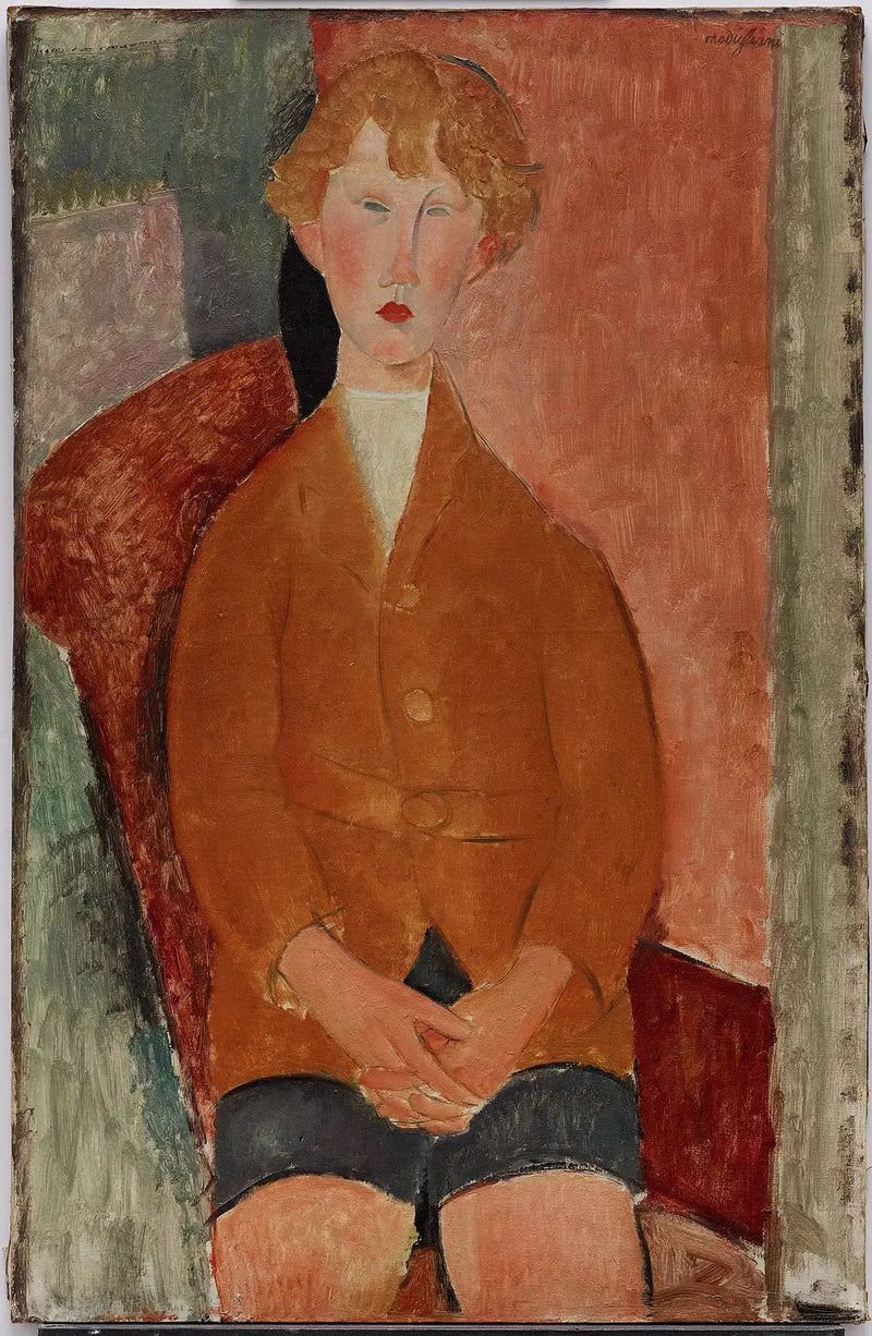 Ragazzo in pantaloni corti - Amedeo Modigliani