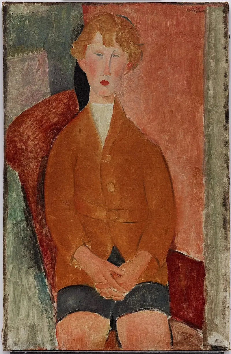 Ragazzo in pantaloni corti - Amedeo Modigliani
