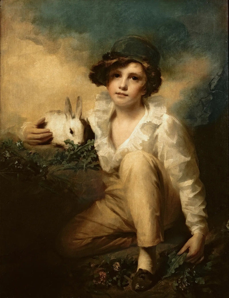 Ragazzo e coniglio - Henry Raeburn