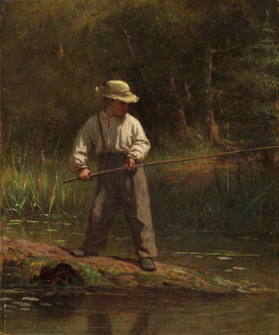 Garçon de pêche - Eastman Johnson