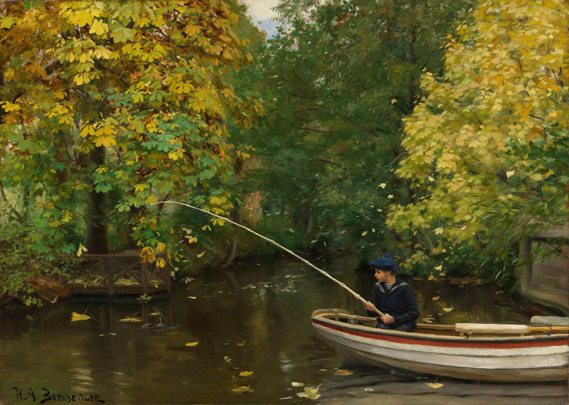 Ragazzo pescatore - H. A. Brendekilde