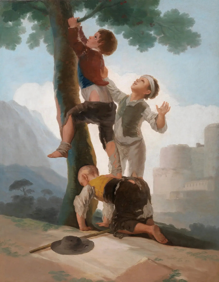 Ragazzi che scalano un albero - Francisco de Goya