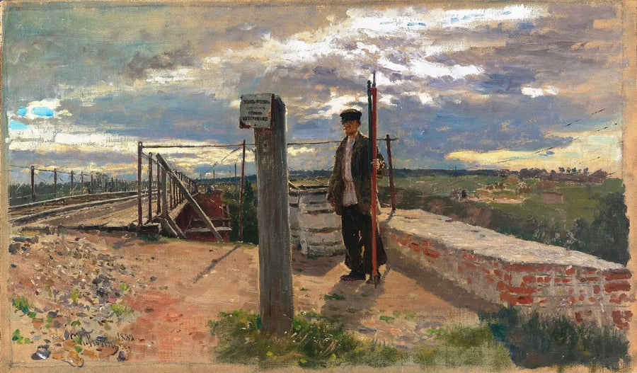 Guardia ferroviaria. Khotkovo - Ilya Repin