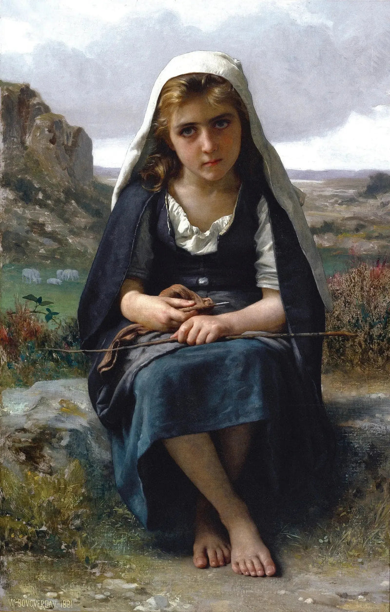 Guardiana di pecore - Bouguereau