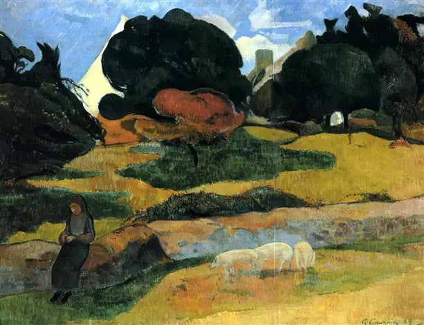 Guardiana di maiali - Paul Gauguin