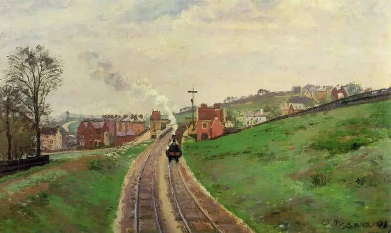 Stazione di Lordship Lane, Dulwich - Camille Pissarro