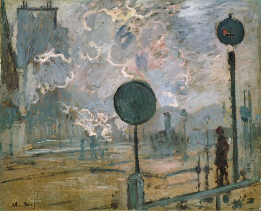 Gare Saint-Lazare, segnali W448 - Claude Monet