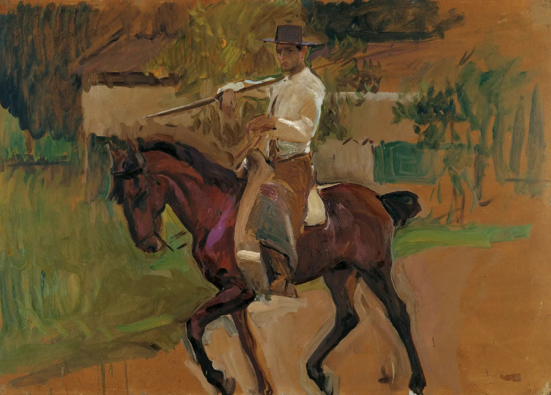 Garrochista - Joaquín Sorolla image 1 reproduction réalisée par Alpha Reproduction