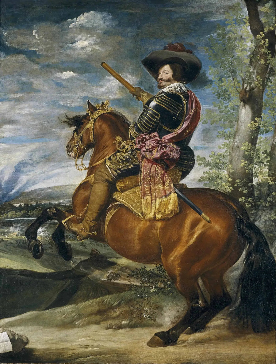 Gaspar de Guzmán, conte-duca d'Olivares, a cavallo - Diego Velázquez