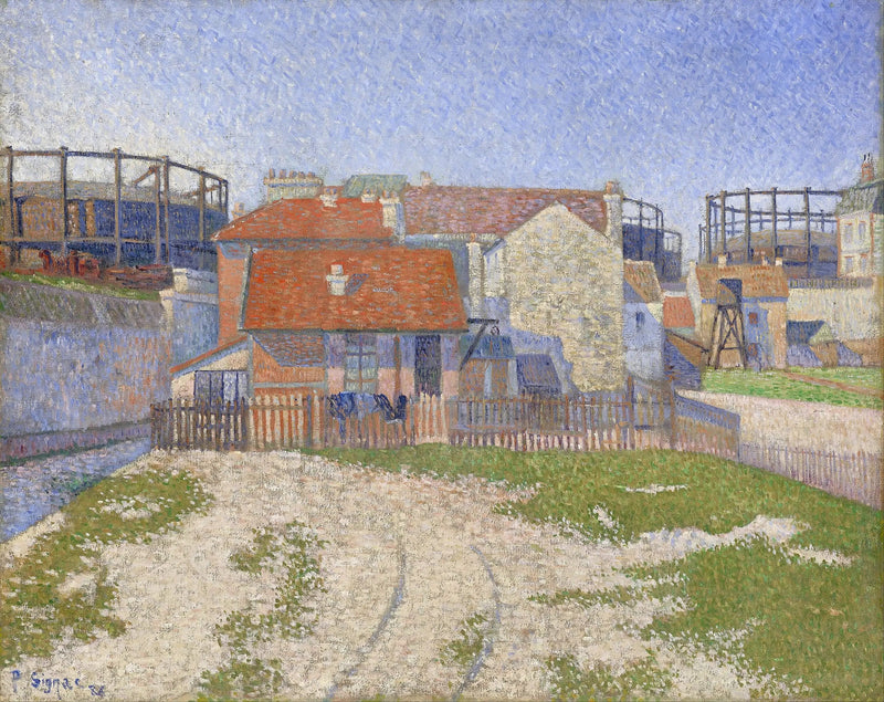 Gazometri di Clichy - Paul Signac