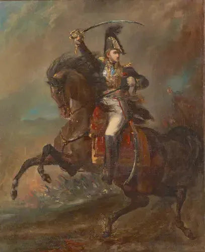 Generale del Primo Impero che attacca il nemico - Théodore Géricault