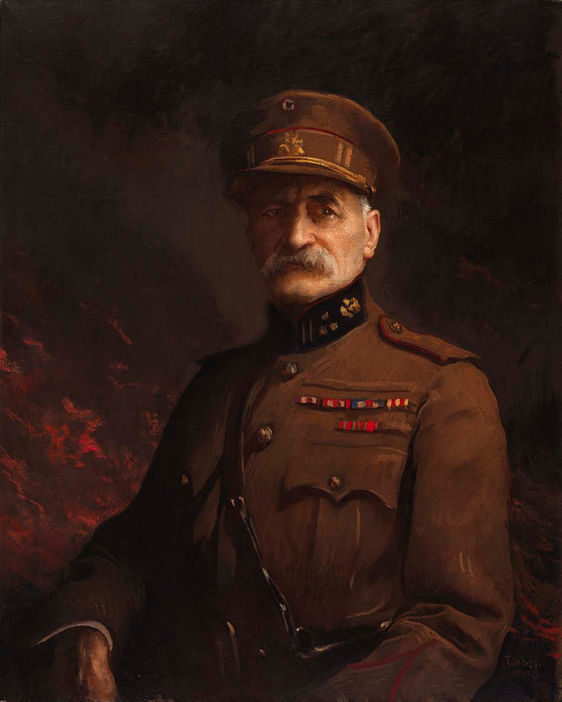 Generale Georges Leman, comandante della città fortificata di Liegi - Edmund Charles Tarbell