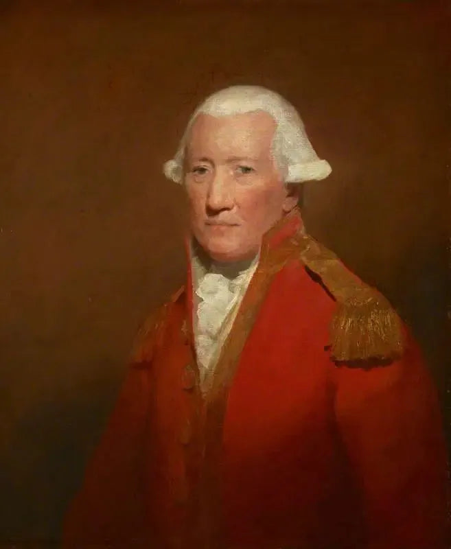 Général Robert Melville, 1723 - 1809. Soldat et antiquaire - Henry Raeburn image 1 copie de tableau peinte à la main