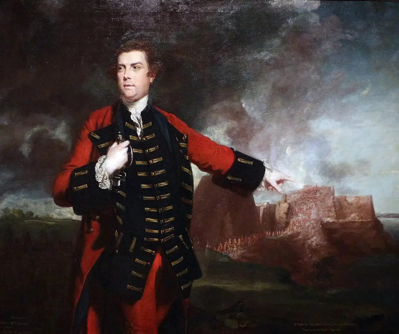 William Keppel generale, all'assalto del castello di Morro - Joshua Reynolds