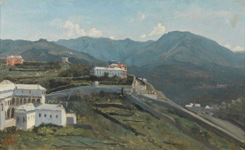 Genova. Un pezzo della città e degli Appennini - Jean-Baptiste Camille Corot