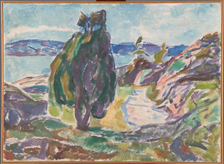 Ginepri vicino al mare - Edvard Munch
