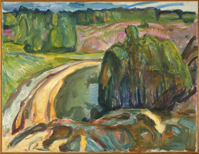 Ginepri sulla costa - Edvard Munch