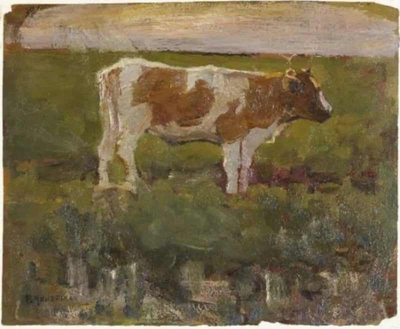Gioconda marrone e bianca - Piet Mondrian