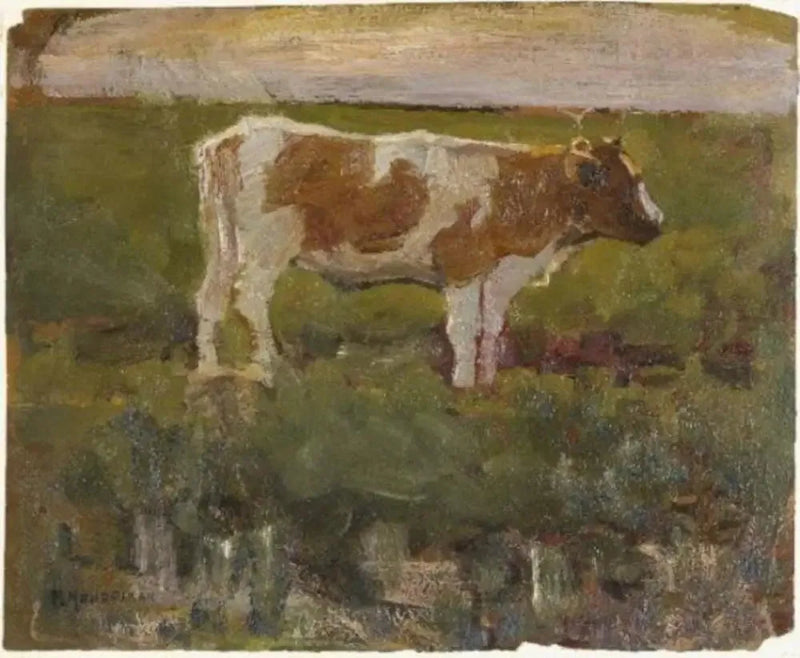 Gioconda marrone e bianca - Piet Mondrian