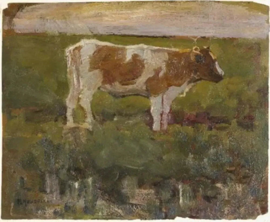 Gioconda marrone e bianca - Piet Mondrian