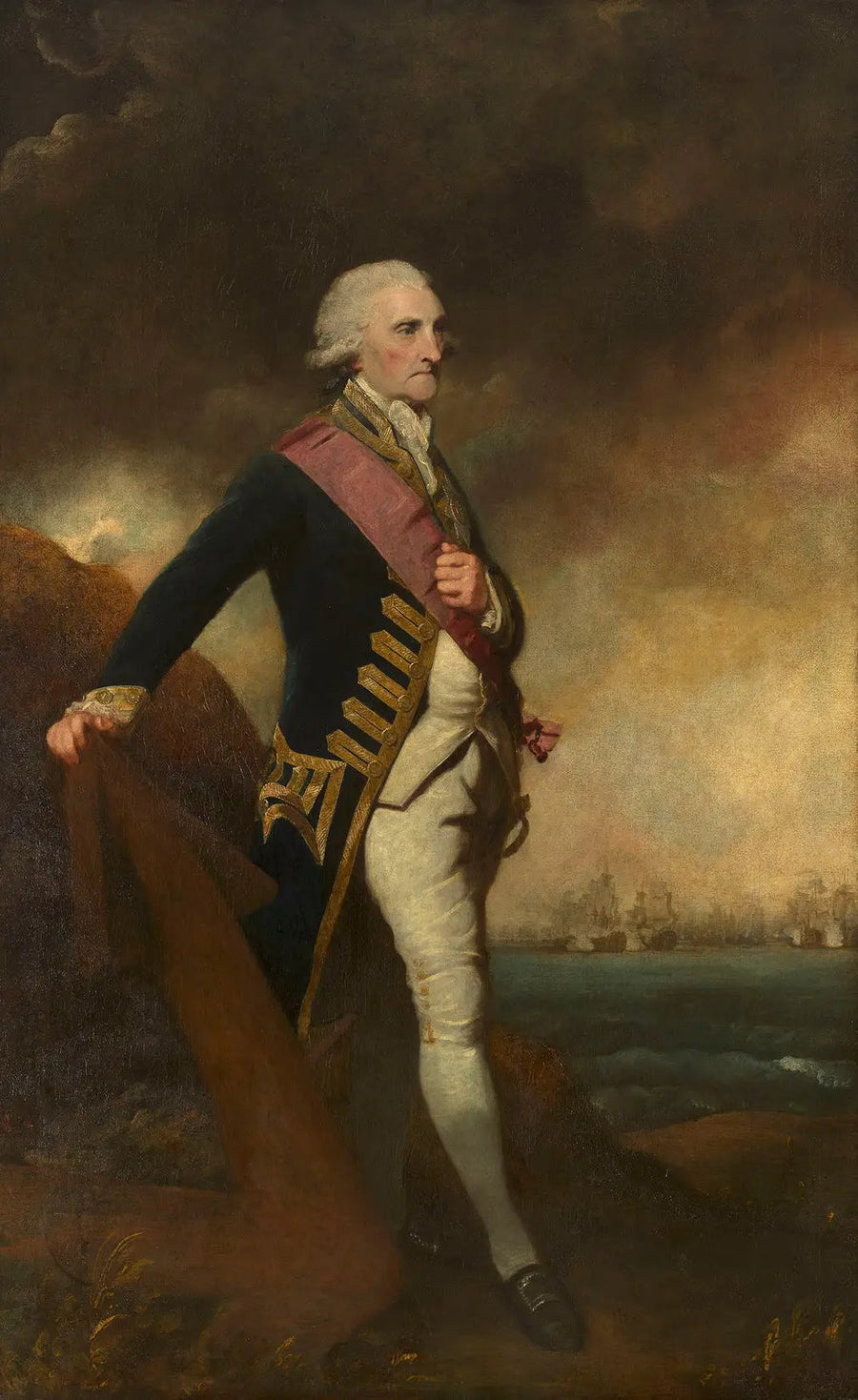 George Brydges, primo Lord Rodney (1719?-1792) - Joshua Reynolds
