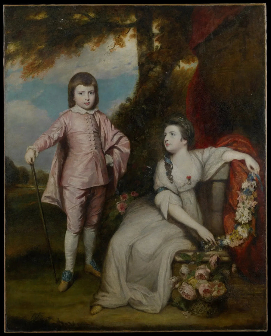George Capel, visconte Malden (1757–1839) e Lady Elizabeth Capel (1755–1834) - Joshua Reynolds