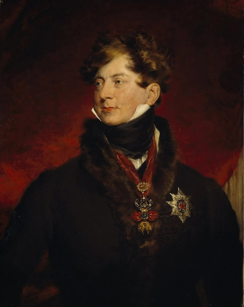 Giorgio IV, 1762 - 1830. Regnò come reggente dal 1811 al 1820, come re dal 1820 al 1830. - Thomas Lawrence
