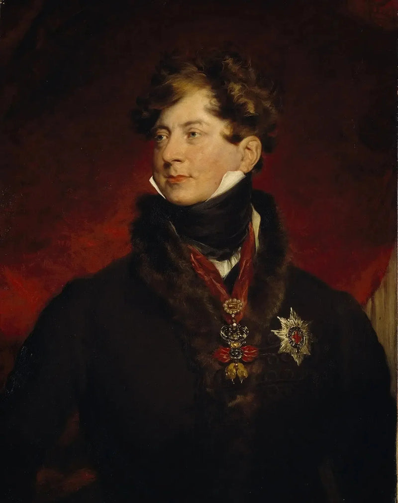 Giorgio IV, 1762 - 1830. Regnò come reggente dal 1811 al 1820, come re dal 1820 al 1830. - Thomas Lawrence
