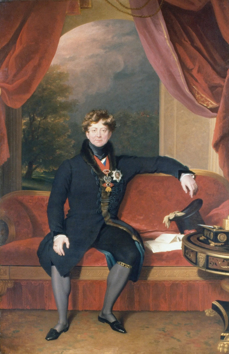George IV (1762–1830), seduto, in abito mattutino - Thomas Lawrence