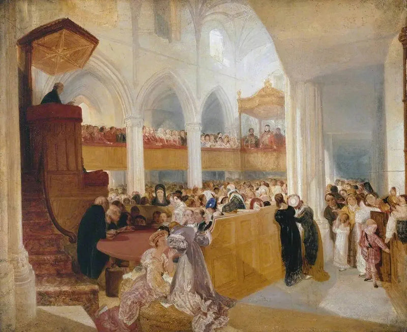 Giorgio IV a St Giles's, Edimburgo - J. M. W. Turner
