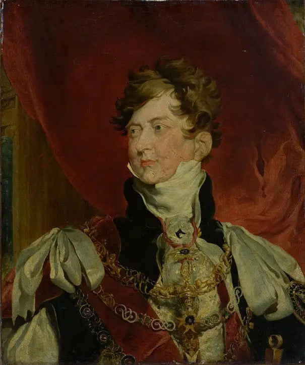George IV in prince-reggente con i simboli dell'Ordine della Giarrettiera - Thomas Lawrence