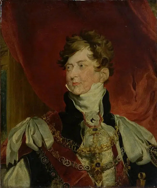 George IV in prince-reggente con i simboli dell'Ordine della Giarrettiera - Thomas Lawrence