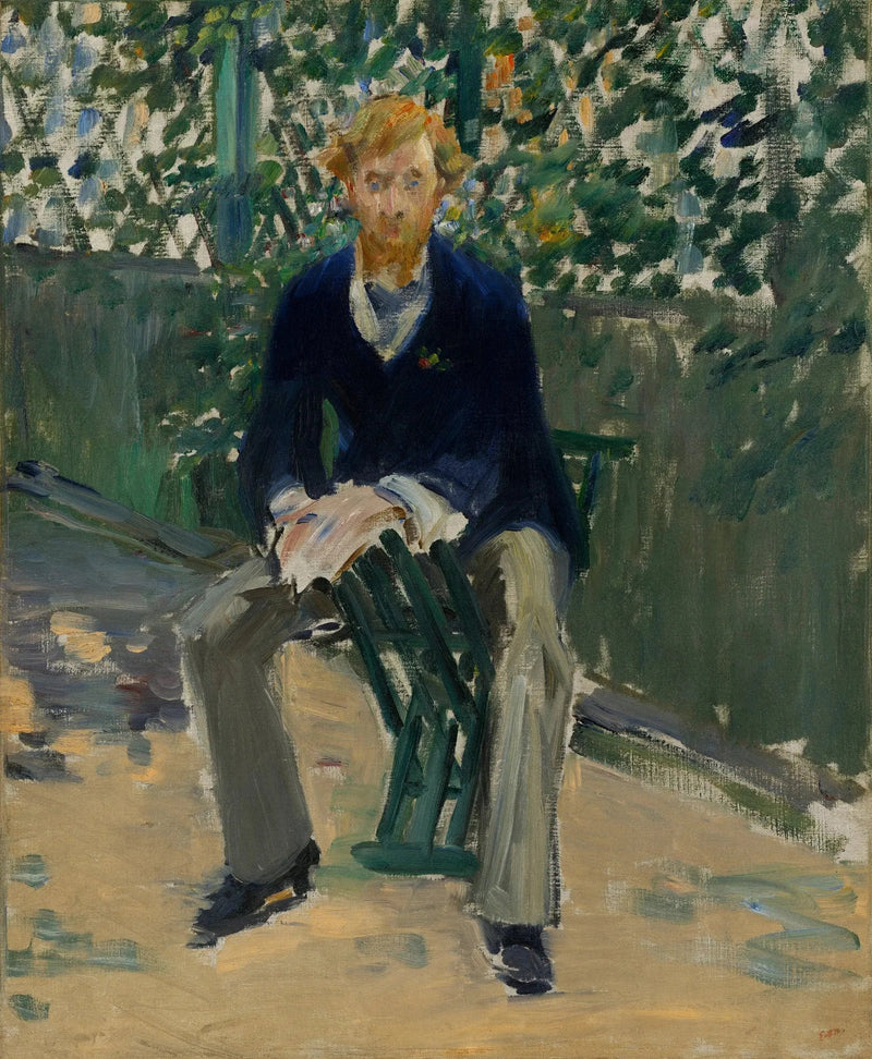 George Moore nel giardino dell'artista - Édouard Manet