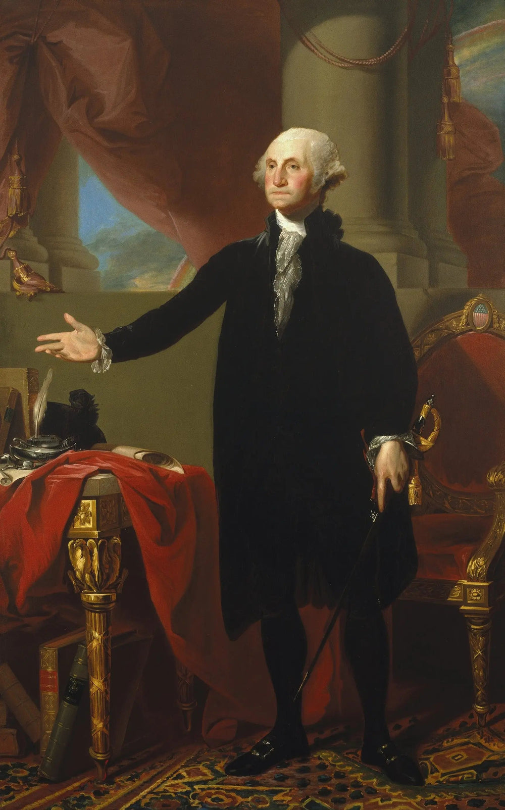 George Washington - Gilbert Stuart image 1 reproduction artisanale de tableau
