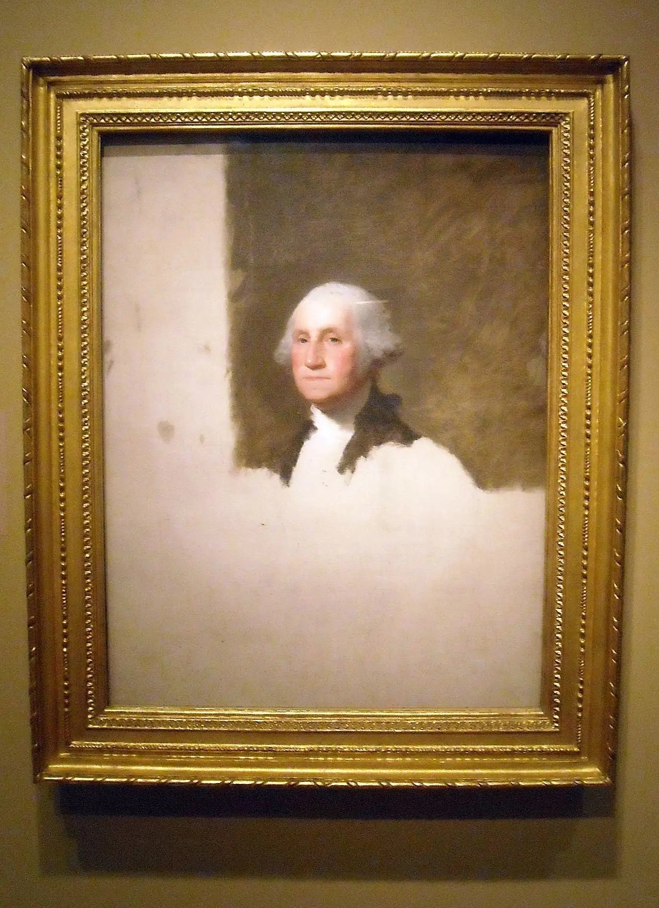 George Washington (Le portrait de l'Athénée) - Gilbert Stuart image 2 tableau peint à l’huile sur toile